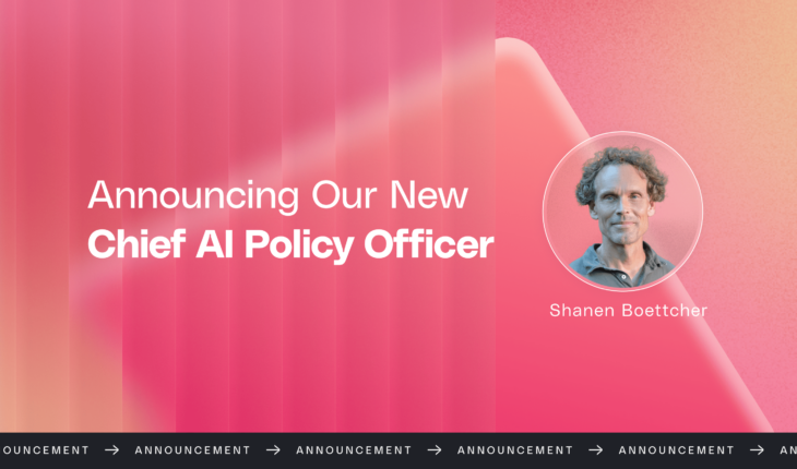 Announcing Our New Chief AI Policy Officer: Shanen Boettcher