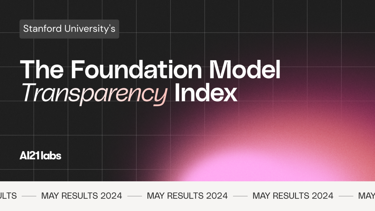 The Foundation Model Transparency Index