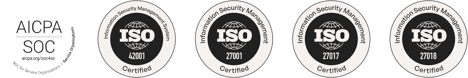 Compliances logos