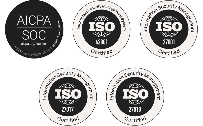 Compliance logos