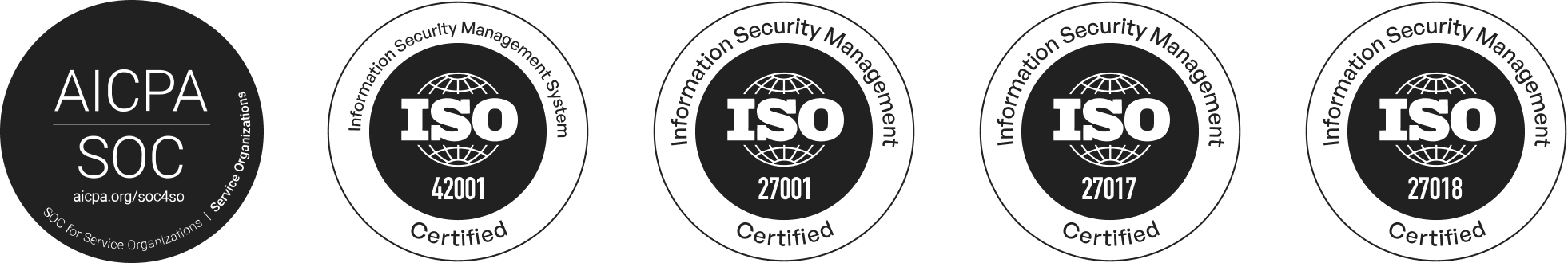Compliance logos